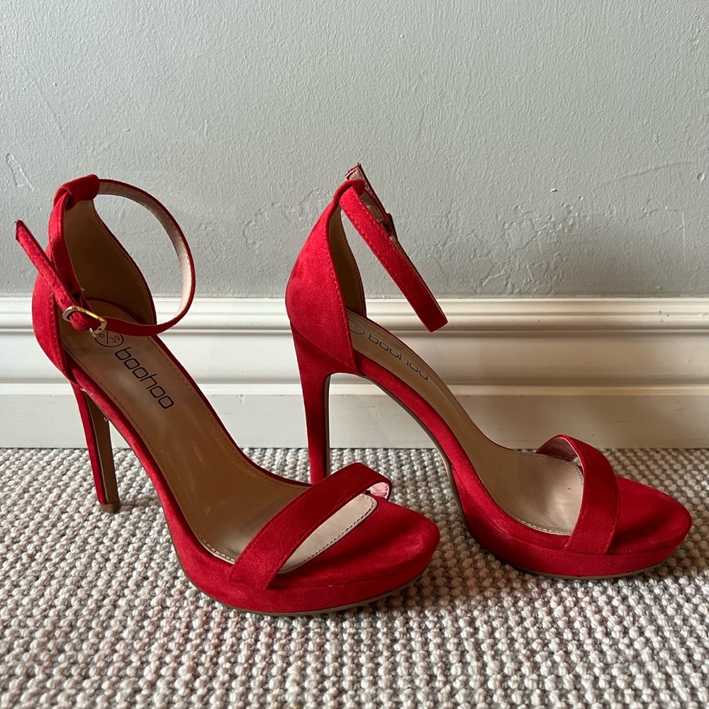 Boohoo Red Heels